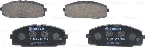 BOSCH 0 986 424 319 - Jarrupala, levyjarru inparts.fi