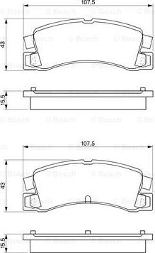 BOSCH 0 986 424 383 - Jarrupala, levyjarru inparts.fi