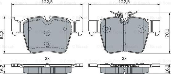 BOSCH 0 986 424 334 - Jarrupala, levyjarru inparts.fi