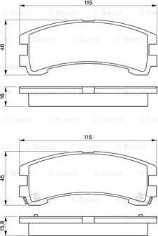 BOSCH 0 986 424 323 - Jarrupala, levyjarru inparts.fi