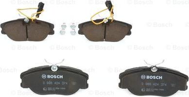 BOSCH 0 986 424 374 - Jarrupala, levyjarru inparts.fi