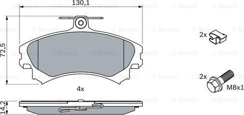 BOSCH 0 986 424 371 - Jarrupala, levyjarru inparts.fi