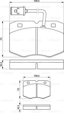 BOSCH 0 986 424 240 - Jarrupala, levyjarru inparts.fi