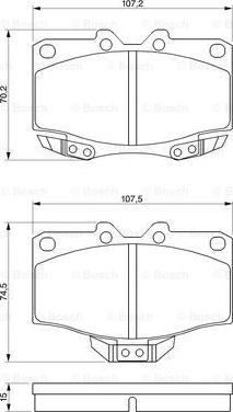 BOSCH 0 986 424 269 - Jarrupala, levyjarru inparts.fi