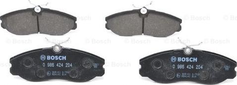 BOSCH 0 986 424 204 - Jarrupala, levyjarru inparts.fi