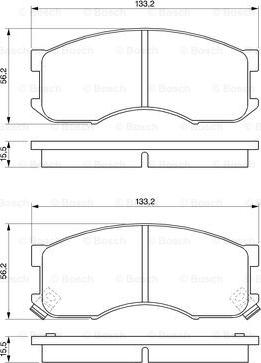 BOSCH 0 986 424 202 - Jarrupala, levyjarru inparts.fi