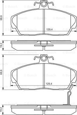 BOSCH 0 986 424 214 - Jarrupala, levyjarru inparts.fi