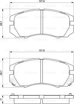 BOSCH 0 986 424 211 - Jarrupala, levyjarru inparts.fi