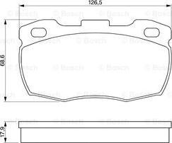 BOSCH 0 986 424 286 - Jarrupala, levyjarru inparts.fi