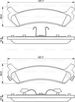 BOSCH 0 986 424 231 - Jarrupala, levyjarru inparts.fi