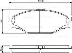 BOSCH 0 986 424 225 - Jarrupala, levyjarru inparts.fi