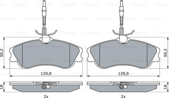 BOSCH 0 986 424 223 - Jarrupala, levyjarru inparts.fi