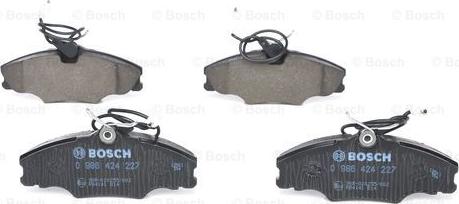 BOSCH 0 986 424 227 - Jarrupala, levyjarru inparts.fi