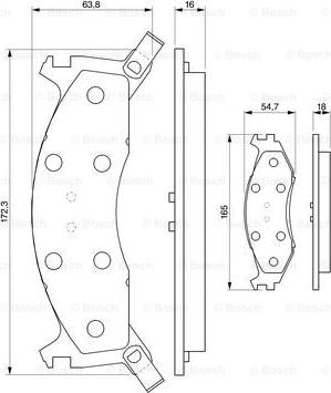 BOSCH 0 986 424 276 - Jarrupala, levyjarru inparts.fi