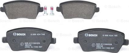 BOSCH 0 986 424 795 - Jarrupala, levyjarru inparts.fi