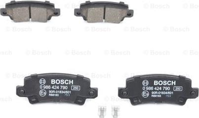 BOSCH 0 986 424 790 - Jarrupala, levyjarru inparts.fi