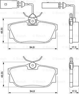 BOSCH 0 986 424 748 - Jarrupala, levyjarru inparts.fi