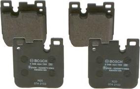 BOSCH 0 986 424 755 - Jarrupala, levyjarru inparts.fi