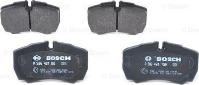 BOSCH 0 986 424 750 - Jarrupala, levyjarru inparts.fi