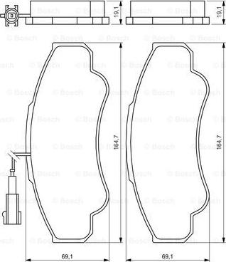 BOSCH 0 986 424 769 - Jarrupala, levyjarru inparts.fi