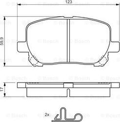 BOSCH 0 986 424 761 - Jarrupala, levyjarru inparts.fi