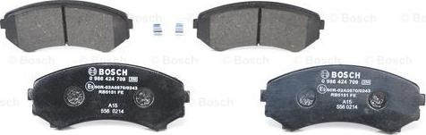 BOSCH 0 986 424 709 - Jarrupala, levyjarru inparts.fi