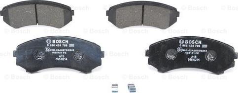 BOSCH 0 986 424 709 - Jarrupala, levyjarru inparts.fi