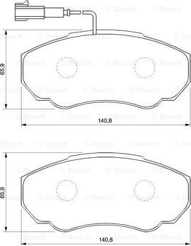 BOSCH 0 986 424 703 - Jarrupala, levyjarru inparts.fi