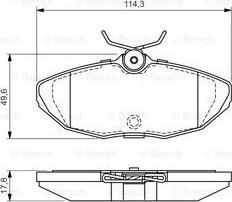 BOSCH 0 986 424 702 - Jarrupala, levyjarru inparts.fi