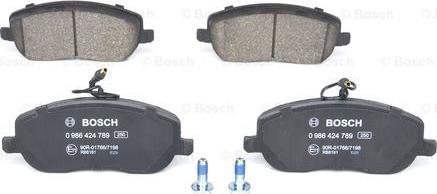 BOSCH 0 986 424 789 - Jarrupala, levyjarru inparts.fi