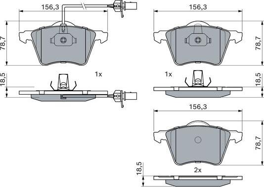 BOSCH 0 986 424 780 - Jarrupala, levyjarru inparts.fi