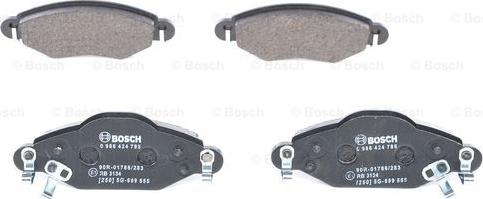 BOSCH 0 986 424 788 - Jarrupala, levyjarru inparts.fi