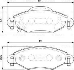 BOSCH 0 986 424 788 - Jarrupala, levyjarru inparts.fi