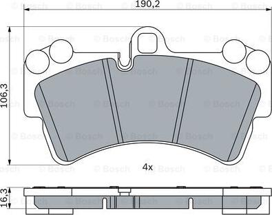 BOSCH 0 986 424 739 - Jarrupala, levyjarru inparts.fi