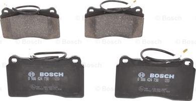 BOSCH 0 986 424 738 - Jarrupala, levyjarru inparts.fi