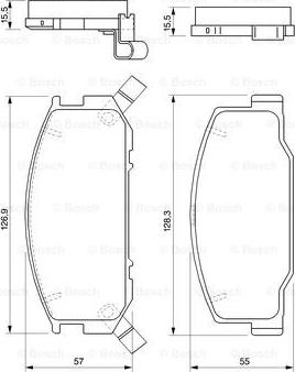 BOSCH 0 986 424 724 - Jarrupala, levyjarru inparts.fi