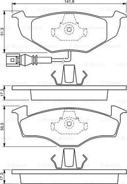 BOSCH 0 986 424 723 - Jarrupala, levyjarru inparts.fi