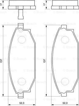 BOSCH 0 986 424 727 - Jarrupala, levyjarru inparts.fi