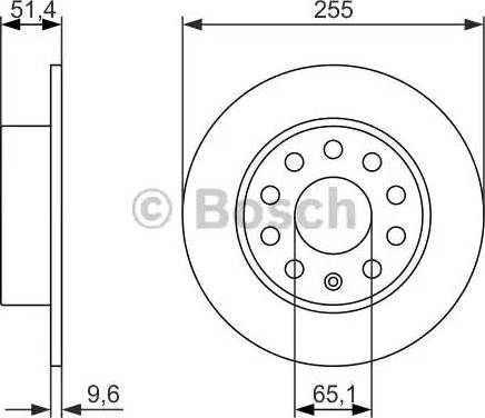 BOSCH 0 986 479 941 - Jarrulevy inparts.fi