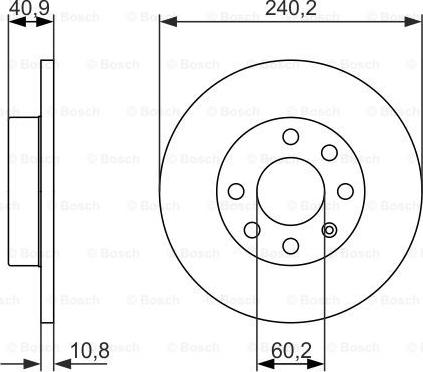 BOSCH 0 986 479 959 - Jarrulevy inparts.fi