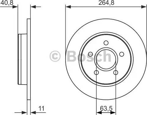 BOSCH 0 986 479 955 - Jarrulevy inparts.fi