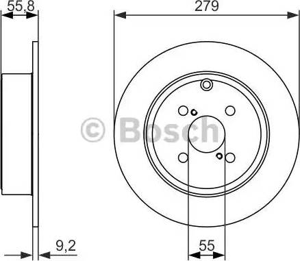 BOSCH 0 986 479 951 - Jarrulevy inparts.fi