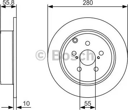 BOSCH 0 986 479 969 - Jarrulevy inparts.fi