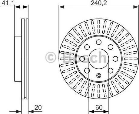 BOSCH 0 986 479 960 - Jarrulevy inparts.fi