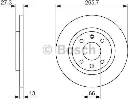 BOSCH 0 986 479 909 - Jarrulevy inparts.fi