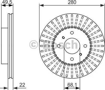 BOSCH 0 986 479 900 - Jarrulevy inparts.fi