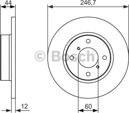 BOSCH 0 986 479 901 - Jarrulevy inparts.fi