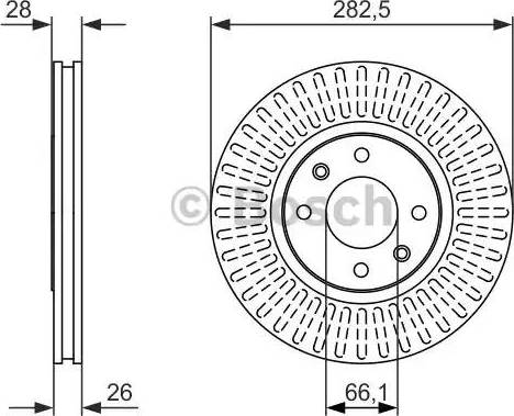 BOSCH 0 986 479 908 - Jarrulevy inparts.fi