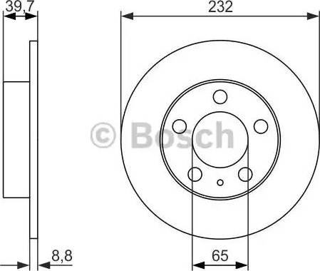 BOSCH 0 986 479 915 - Jarrulevy inparts.fi