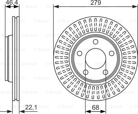 BOSCH 0 986 479 916 - Jarrulevy inparts.fi